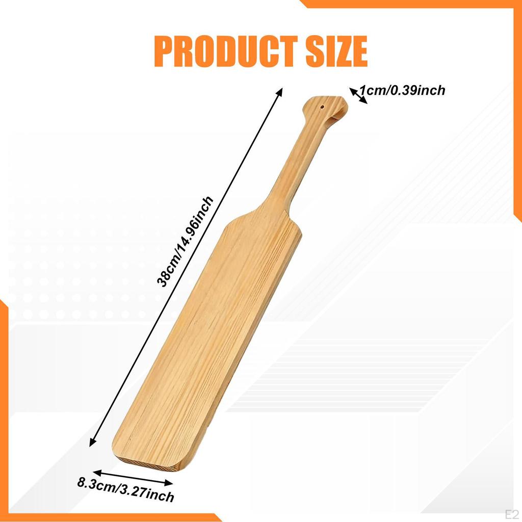 Nedokončené dřevěné pádlo pro děti k malování a tvoření –