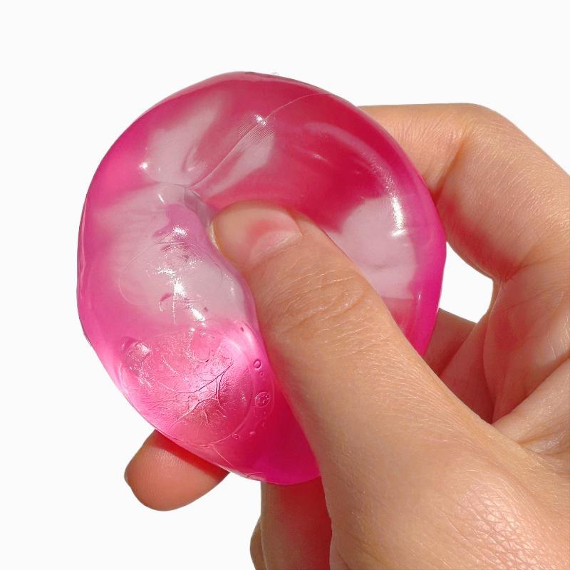 Squishy Ice Cube Maltose Fidgets Toys Soft Mochi Anti Stress Squeeze Toy Transparent Square Decompression Gifts for Friend Adult