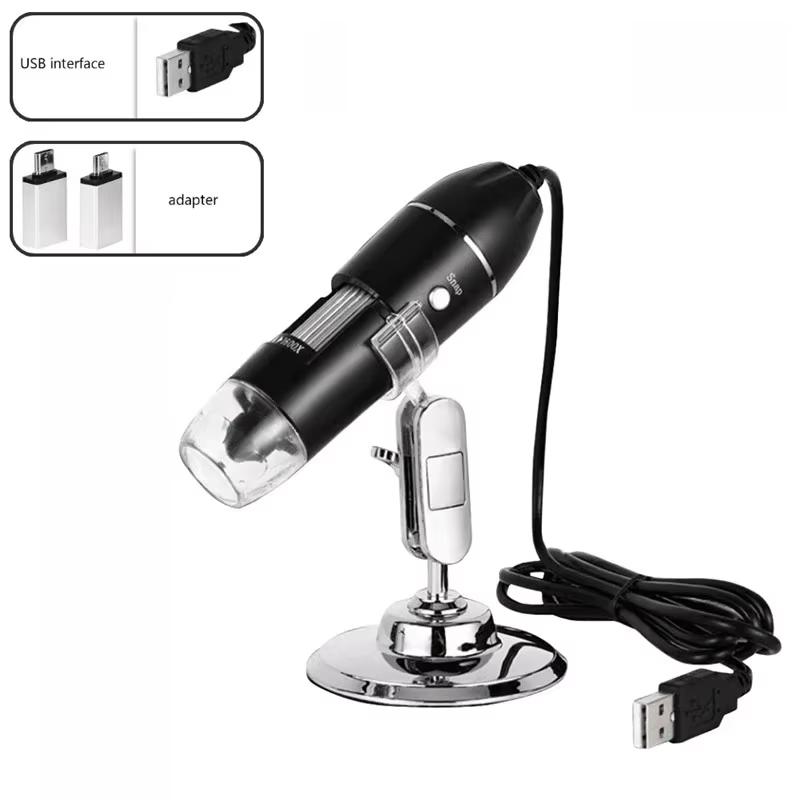 

500X 1000X 1600X Digital Microscope Camera Type C Usb Portable Electronic Microscope For Soldering Magnifier Cell Phone Repair 500X