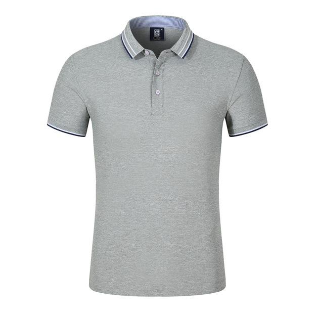 Lässiges Atmungsaktives und Bequemes Poloshirt Einfarbig Kurzarm-T-Shirt