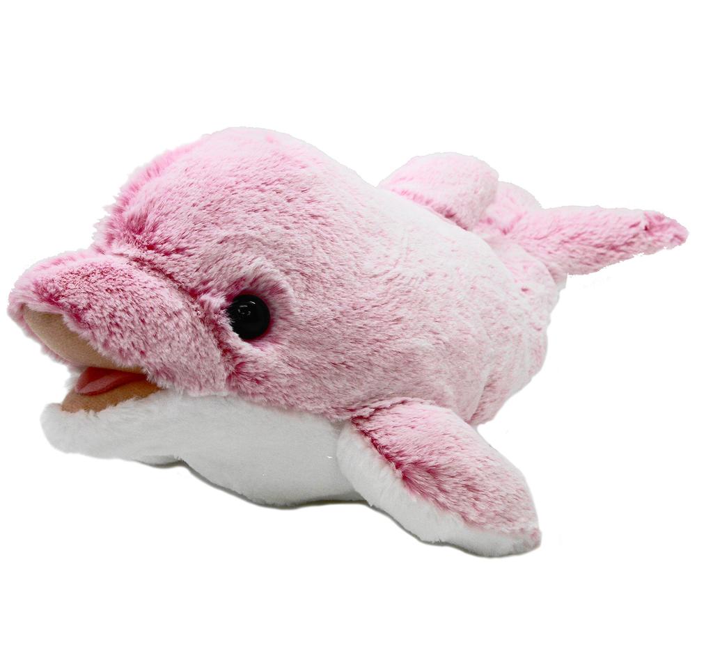 Aurora World Powder Kids Dolphin Plush Toy, Pink