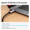 Type C Extension Cable USB3.2 100W 20Gbps 8k 60hz Male To Male Type C Adapter for   Learning
