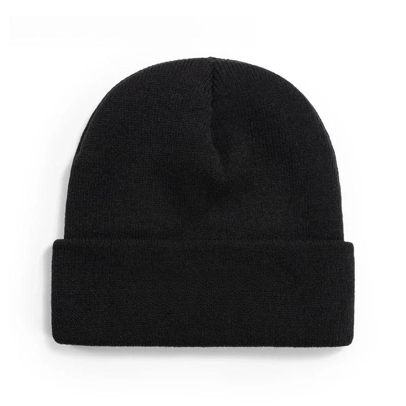 Custom Logo Printed Beanie Hats for Men Women  Autumn Winter Outdoor Sport Warm Ear Protection Girs Outdoor Beanie Hat Wholesale