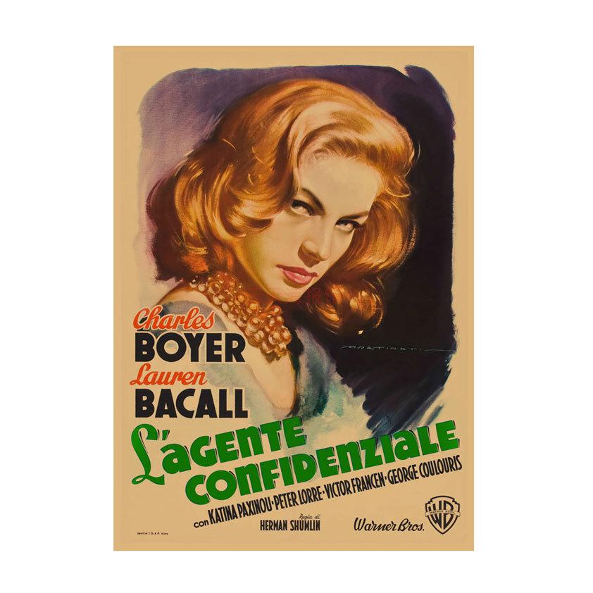 Retro Movie Illustration Poster for Bar, Cafe, or Dormitory Wall Decor