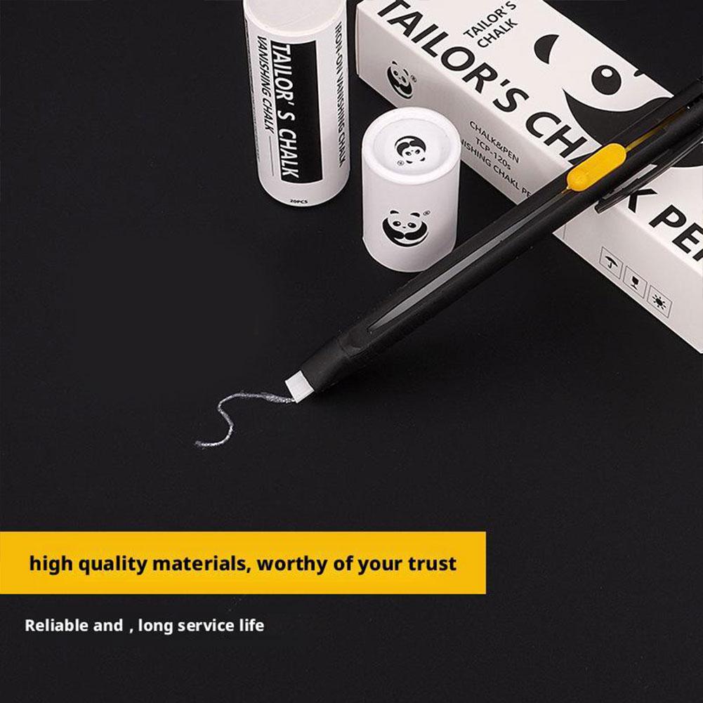 White Scratch Chalk Sewing Invisible Painting Powder Pen Scratch Powder Chalk Free Plastic Replacement Refill Industrial Sewing