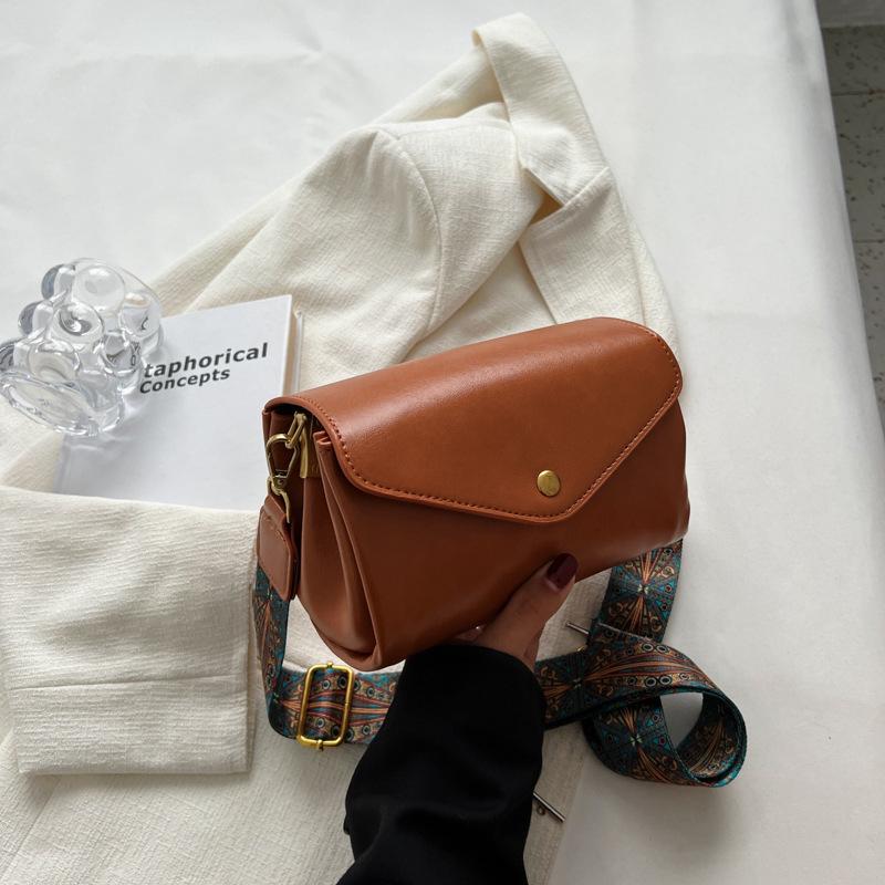 New  Fashion Multi-Function Large-Capacity Shoulder Bag Messenger Bag  Solid Color Luxury Bags Women