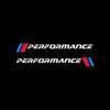 2KS M Performance Samolepky na okna nárazníku Samolepky na zadní kufr Pro BMW X7 X3 X4 X5 X6 3 4 5 6 7 Series Z4 M M3 M5 M6 E38 E39 E46 E53 E60 E61 E64 E70 E71