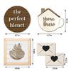 Day Festive Valentines Wooden Tray Signs With Playful Themes For Home Styling