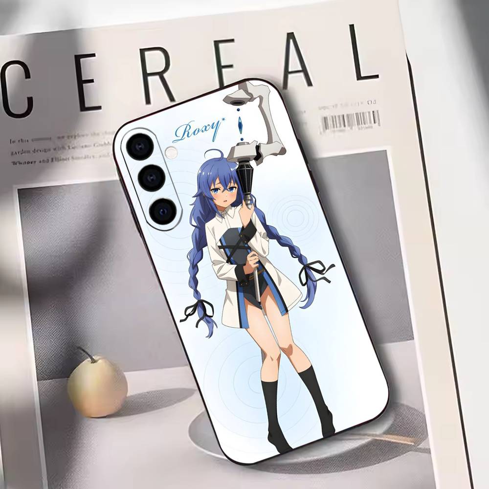 

Mushoku Tensei Jobless Reincarnation Phone Case For Samsung Galaxy A73,A72,A71,A70,A53,A52,A51,Soft Silicone Black Cover Samsung a31
