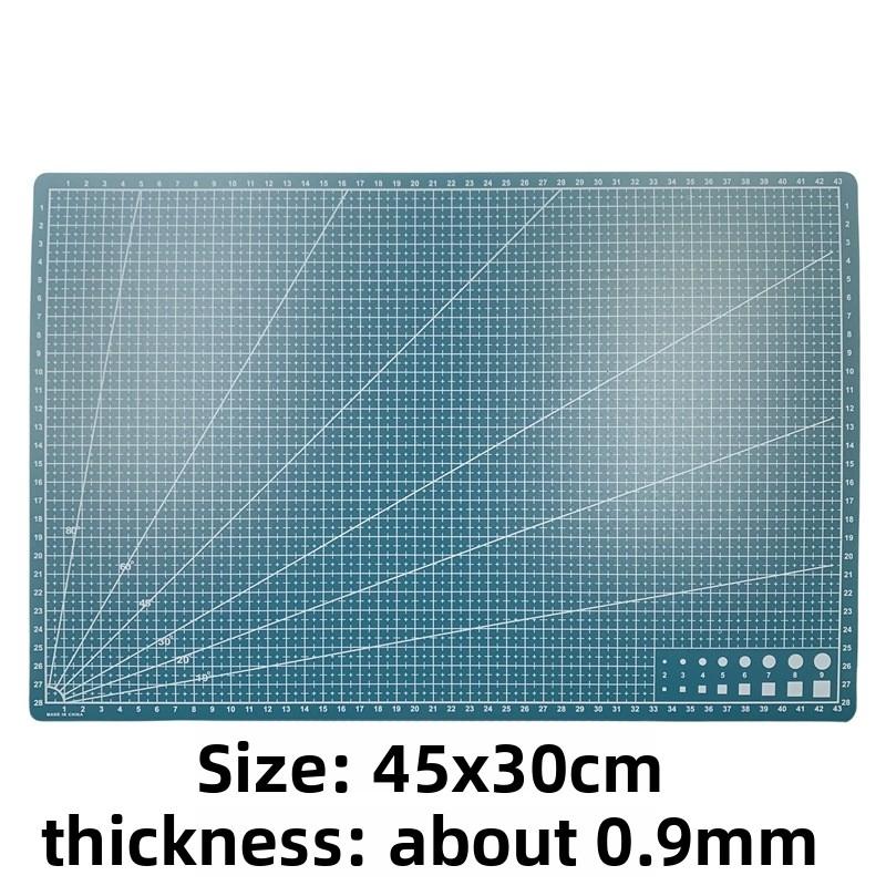 Self Healing Cutting Mat A4 Size Double Sided Plastic Board with Grid for Crafting Sewing and Fabric Projects