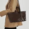 Women's Oil Wax Cowhide Genuine Leather Bag Lady Fashi Real Cowhide Bag Female Luxury Design High Capacity Commuting Handbag
