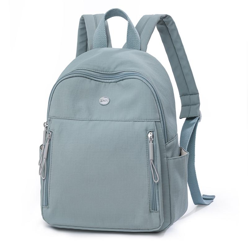 Einfarbiger Damenrucksack Leichter Pendlerrucksack Studenten-Nylon-Schultasche