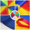 Rainbow Umbrella for Adults Kids Sports Toy Kids Parachute Outdoor Play Equipment Parachute Props Rainbow Parachute Toy
