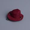 1/12 Mini Cowboy Hat Action Figure Props Model Doll Toy Western Decorative