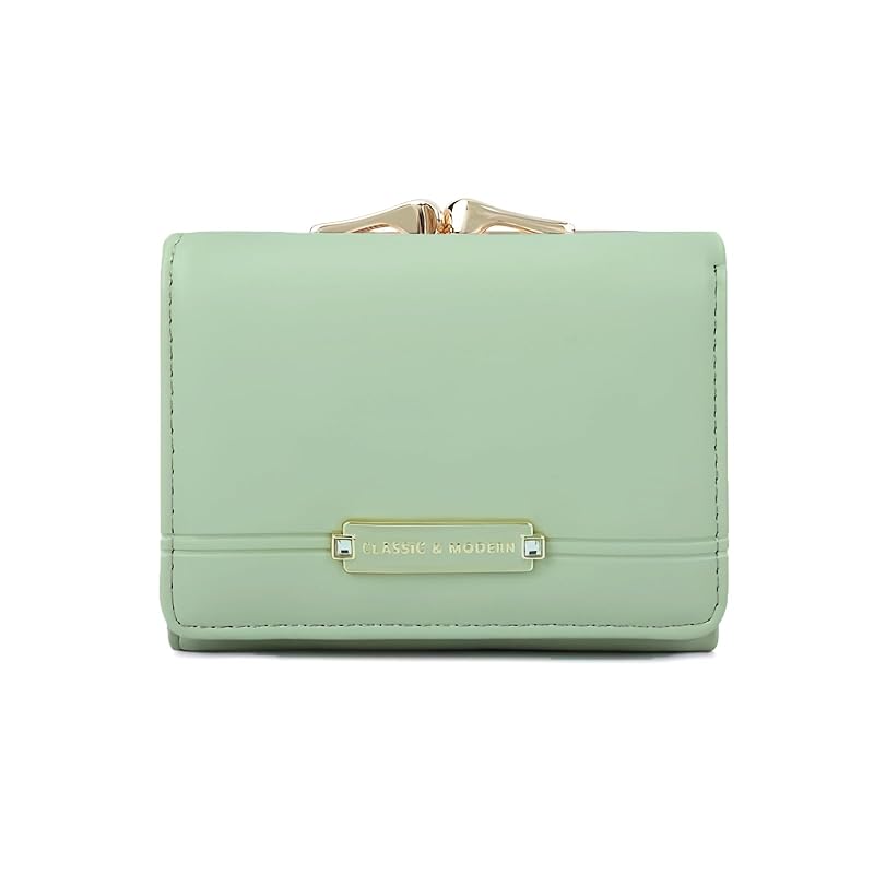 

[TOEDNNQI] wallet ladies mini wallet pouch compact trifold wallet girl Bills don t break small cute mini wallet palm size Less than 1,000 yen coin