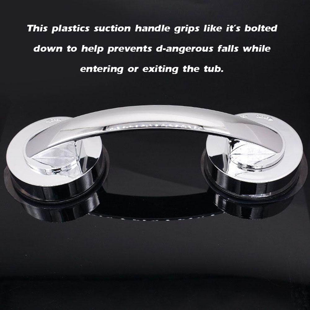 No-punching Bathroom Suction Cup Handle Grab Bar for Shower Room Safety Door Handle Anti-slip
