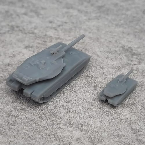 5-Piece DIY Model Kit, 1/700/1/350 Scale Military Model Kit, MK.3 Merkava Main Battle Tank, Unpainted Resin Military Model Kit (1/700 (1.3cm))