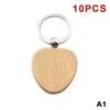 10/20/50Pcs Various Shape Blanks Wood Keychains Suitable For Laser Engraving Gift Diy Tag Laser Keychain Making Name Logo Gift