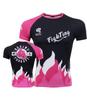 Muay Thai T-shirt set men's and women's pink and green MMA comfortable and breathable