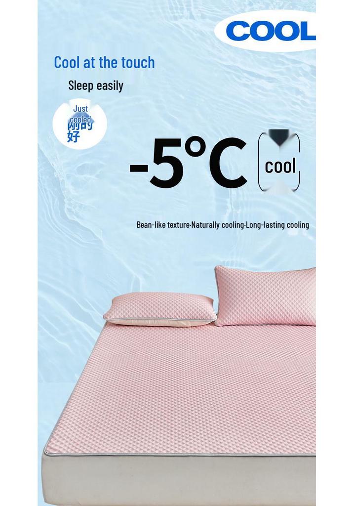 Ice Silk Cool Mat - Non-slip Bed Sheet for Summer
