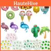 Hawaiianische Ananas Flamingo Aluminiumfolienballons für Hochzeitsfeierdekorationen
