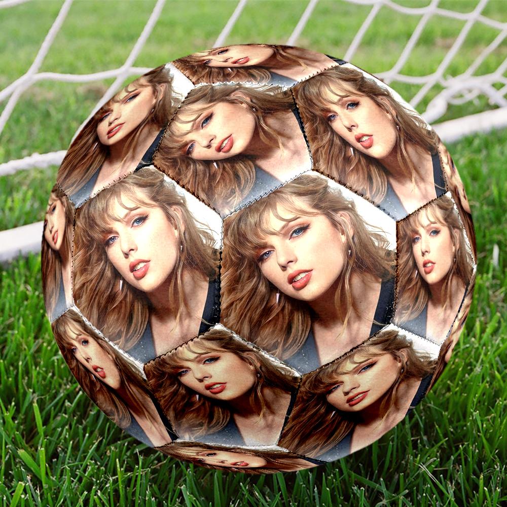 Taylor Theme Size 5 Soccer Ball, Suitable for Both Indoor and Outdoor Matches, a Gift Suitable for Everyone.