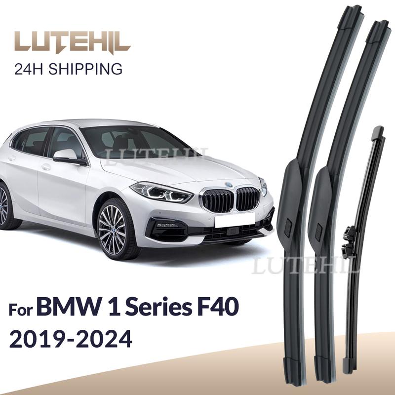 For BMW 1 Series F40 2019-2024 2020 2021 Wiper Front & Rear Wiper Blades Windshield Windscreen Window Brushes 26"+17"+14"