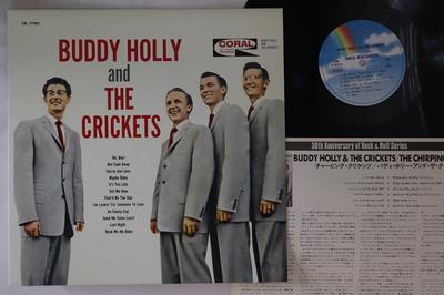Disco LP BUDDY HOLLY, THE CRICKETS - Budduy Holly And Th Cricketrs P6213 MCA 1985 Japão Rock Usado