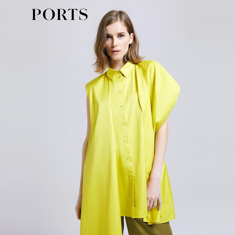 PORTS Women s Lemon Petal Sleeve Shirt S