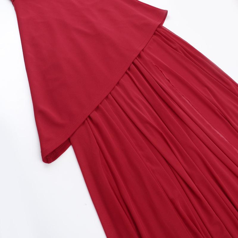 2024 Winter Sexy Einseitiges Hochgeschlitztes Schlauchkleid