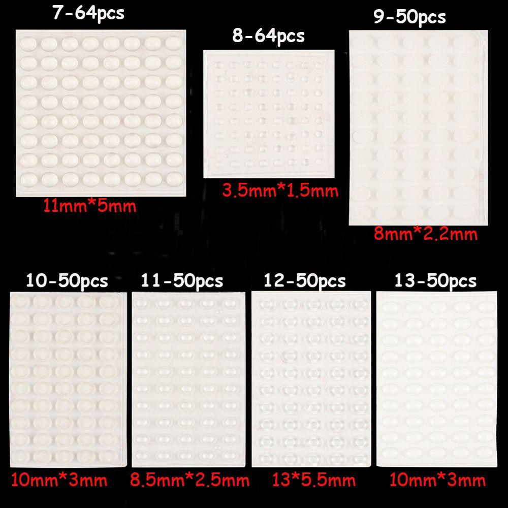 Practical Self Adhesive Damper Buffer Round Clear Silicone Cabinet Door Bumpers Door Stopper Furniture Pads Cushion