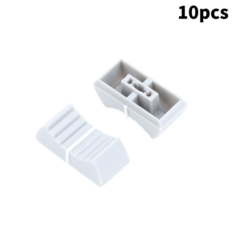 10 Stück 1x8 2x4mm Mixer Elektronische Tastatur Schiebepotentiometer Kunststoffkappe Fader-Kappe Knopf Druckknopf Buchse Druckkappe