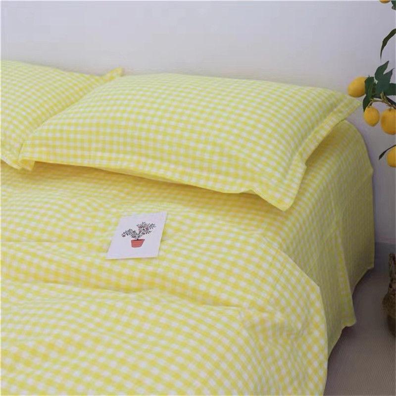 Baumwoll-Bettlaken Vier Jahreszeiten Weiches Spannlaken für King- und Queen-Size-Bettwäsche Haushalt Hotel Wohnheim Matratzenbezüge