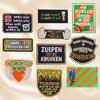 10pcs /Set Netherland Kruikenstad Emblem Embroidered Patches Iron On Patches For Clothing Netherland Carnival Patch Sewing Diy 