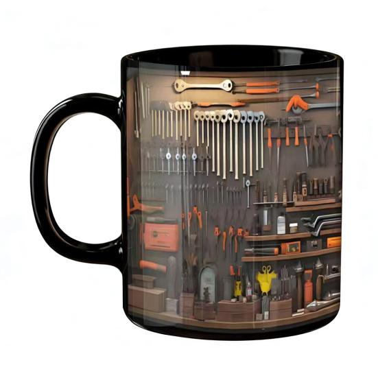 Hrnček mechanika Keramický Vtipný hrnek na kávu pro mechaniky a garážové nadšence Originální dárek pro manžela, tátu