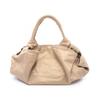 Used Nappa Aire Handbag Leather Gold Used Women