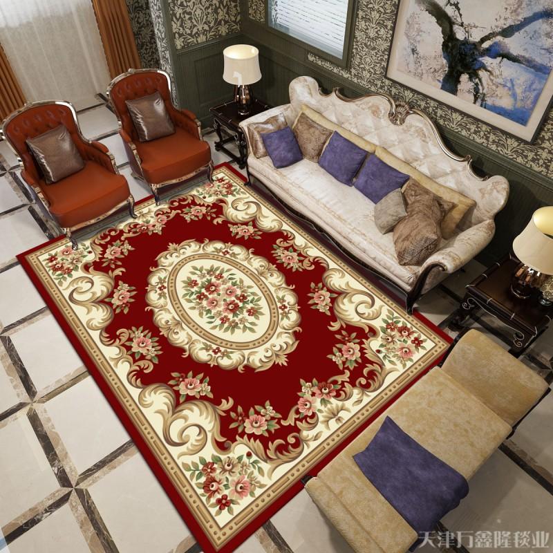 Classic European Style Area Rug Living Room Bedroom Office Entryway Non-Slip Floor Mat