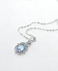 Vivus Rapillus Royal Aqua White Gold Silver Necklace