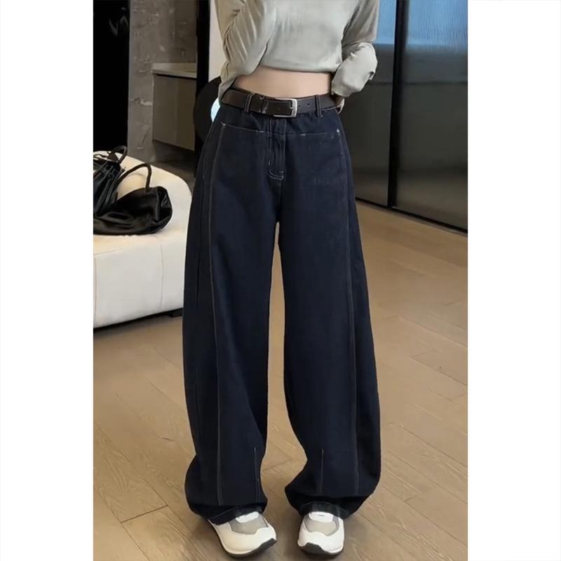 Plus Size Women's Fleece Lined Wide Leg Jeans - Winter 2024 Edition