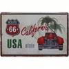 Metal Wall Art Route 66 Vintage Sign Garage Highway Decor