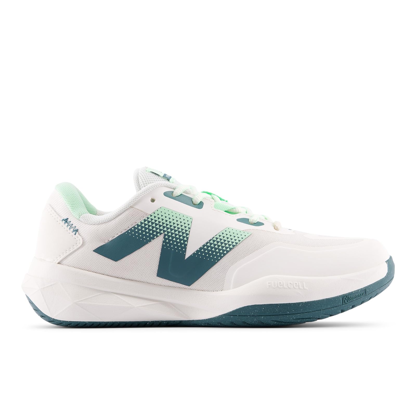 

New Balance Fuelcell 796 v4 H Tennis N4 Size 2E Women s Shoes, (SEA SALT/GREEN), 23.5 cm,