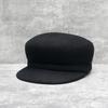 French Retro Solid Color Wool Woolen Duck Tongue Beret Female British Style Flat Top Equestrian Hat Wide Brim Shows Small Face