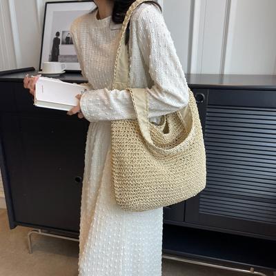 Woven Fashion Handbag 2025 Spring New Versatile Casual Bag Popular Tote Bag Women This Year
