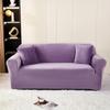 Sofa Slipcover Set - Silver Fox Velvet Stretch Wrap for Single and Multiple Chairs