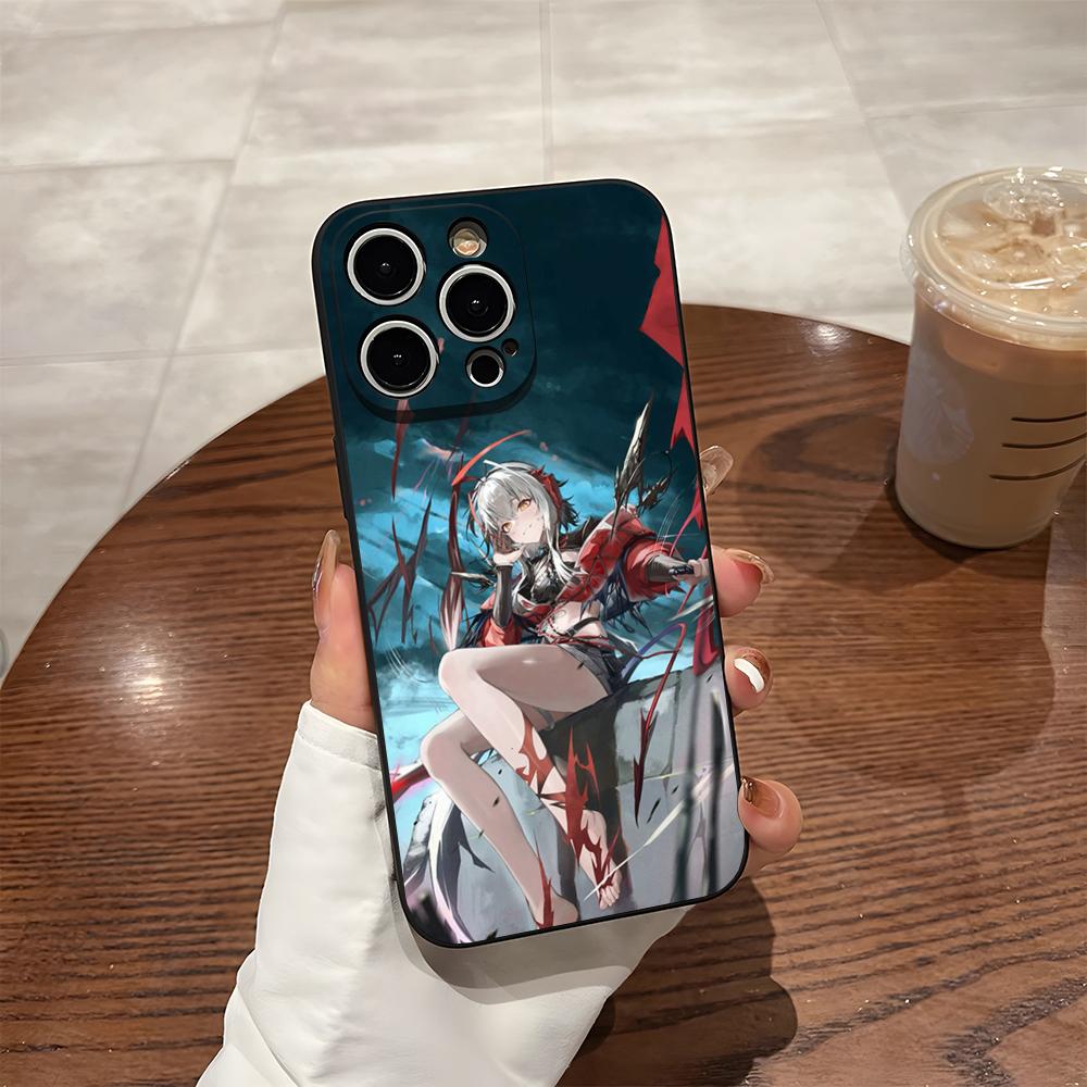 Phone Case For 17 Pro Max Iphone 14 Pro Max 12 16 15 13 Pro 11 Xr X Xs 8 7 Plus Back Cover Arknights Hot Selling