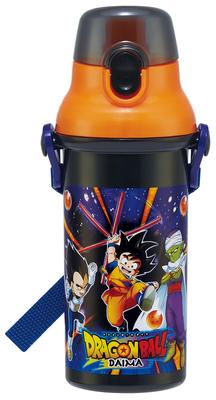 Skater Water Direct Dishwasher Made In Dragon Ball DAIMA Children's Bottle, 480ml, Drinking, Plastic, One-Touch Operation, Safe, Japan, Design, Boys,