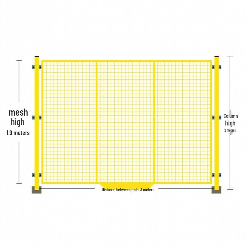 Nightingale Industrial Workshop Isolation Mesh Fence