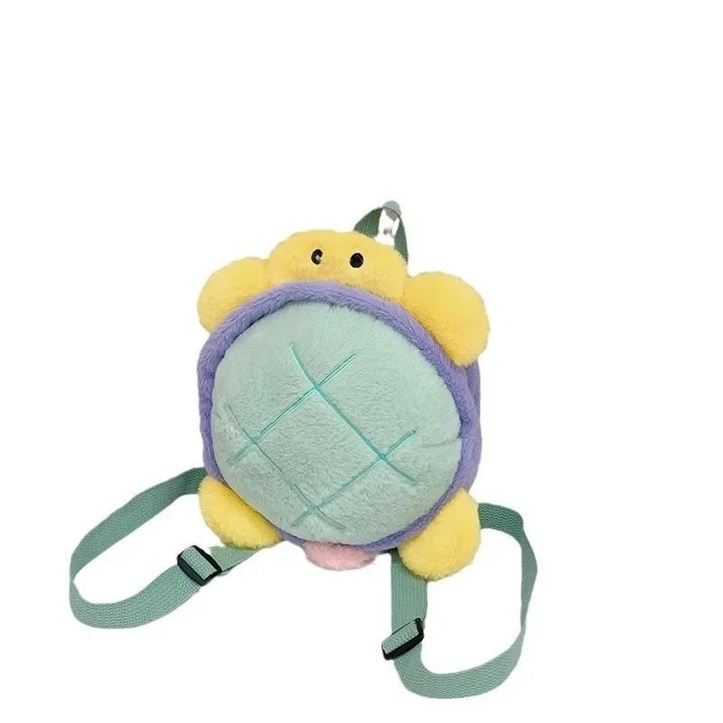 Sea Cartoon Animal Plush Backpack Ergonomic Straps For Schoolbag Kindergarten