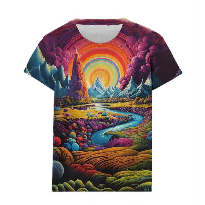 New Graffiti 3D Print T-Shirts Men Women Streetwear Fashion Short Sleeve T Shirt Oversized Harajuku Male Tees Tops Man Clothing