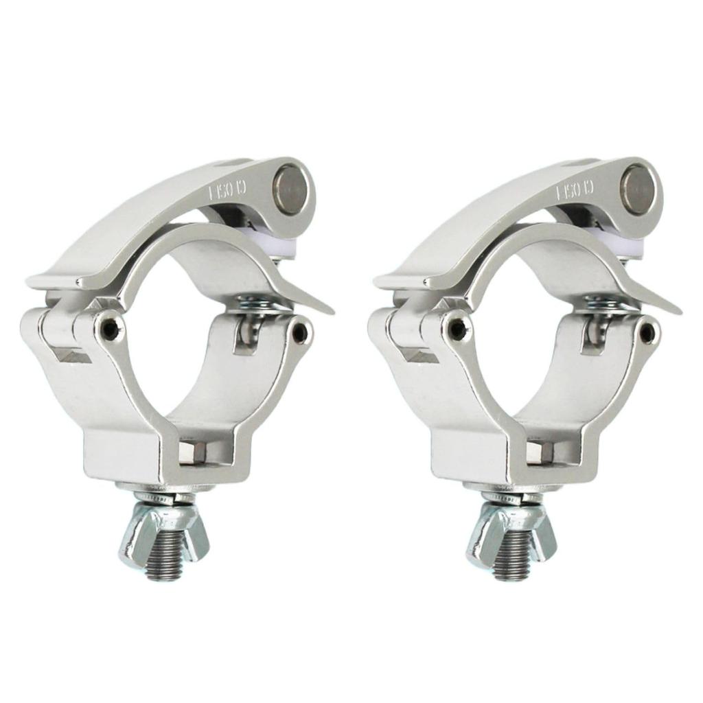 GRmkt Scoop Holder Jimny Clamp Handle Snow Off Road Stack Escape Custom Parts Fixed Mount Universal Silver Set of 2